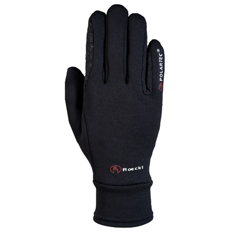Roeckl Warwick Polartec Adult Riding Gloves - Black
